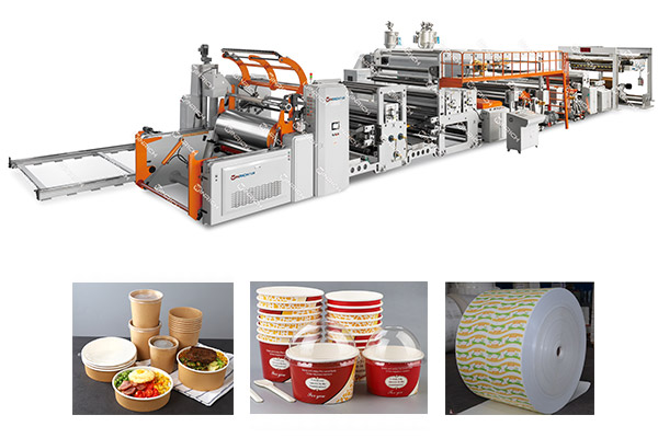 WSFM1100-2000B Full Automatic Double Sides High Speed Extrusion Laminating Machine